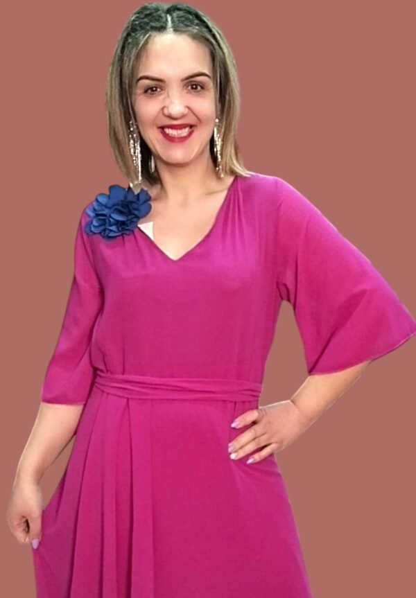 VESTIDO LONGO  DE CHIFFON