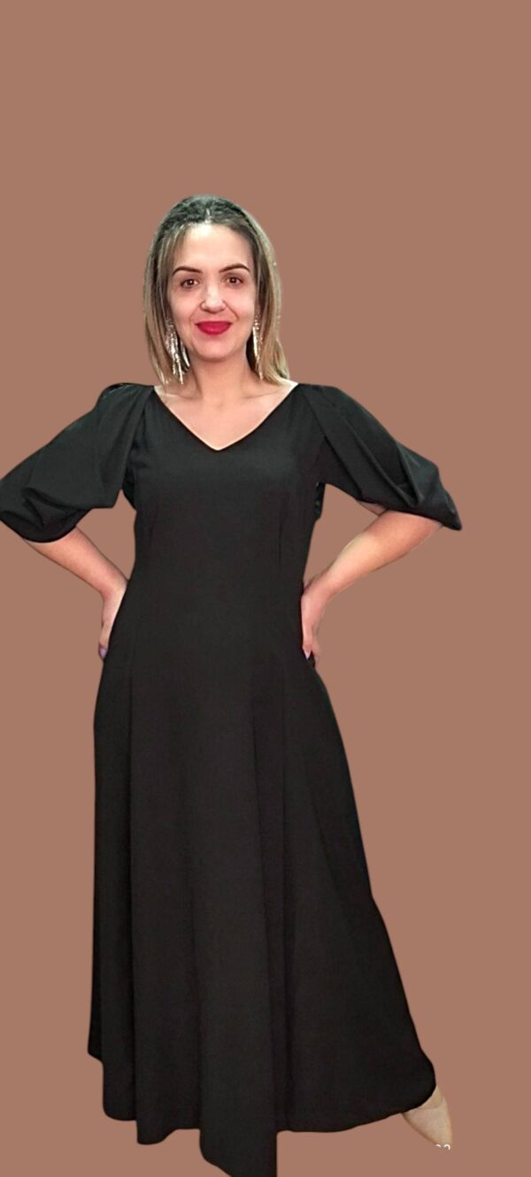 VESTIDO LONGO  C/ MANGA FANTASIA - Image 12