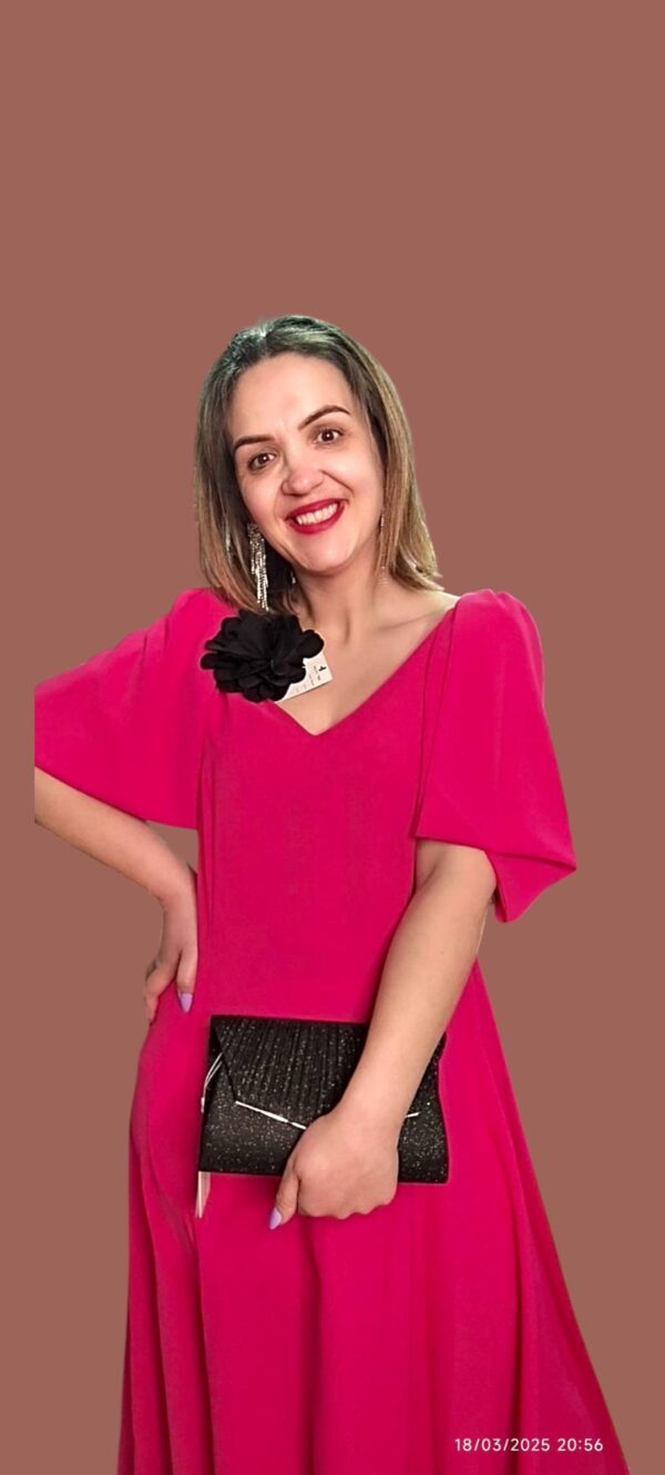 VESTIDO LONGO  C/ MANGA FANTASIA - Image 10