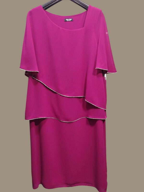 Vestido Com Capa elegante - Image 2