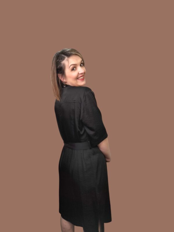 Vestido camiseiro curto - Image 5