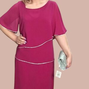 Vestido Com Capa elegante
