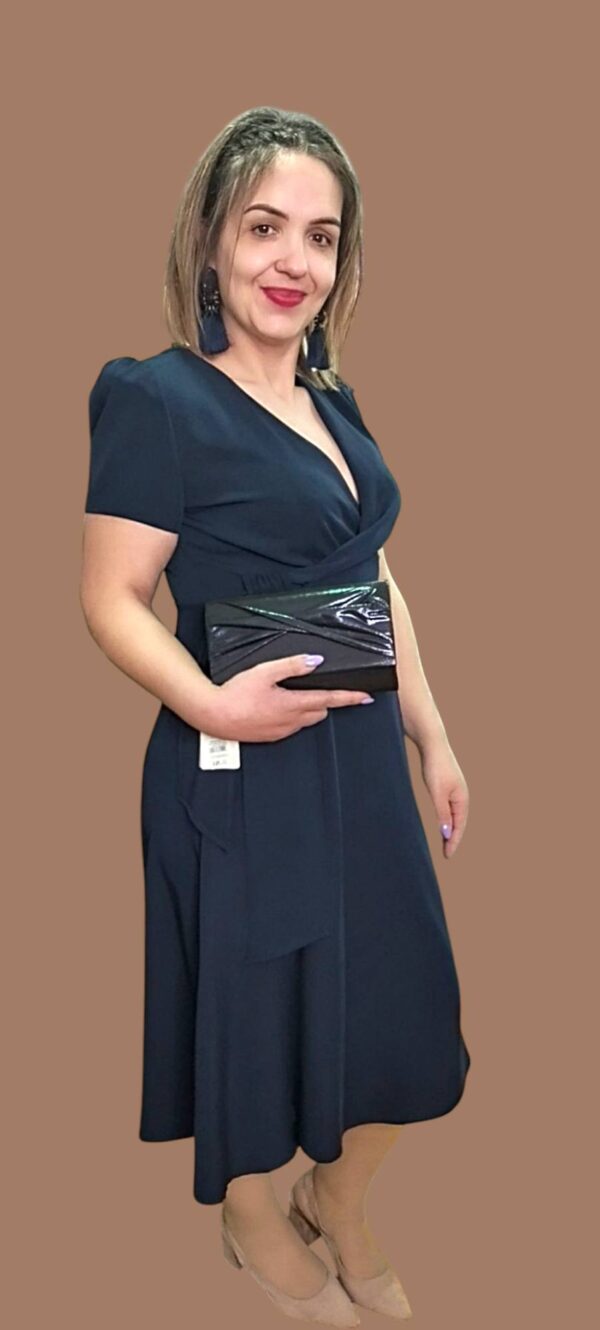 Vestido midi azul