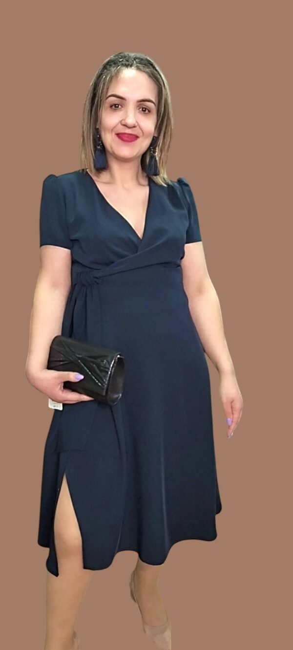 Vestido midi azul - Image 3