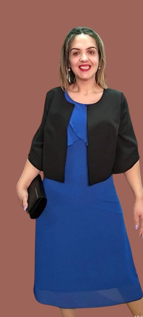 Vestido midi azulão - Image 3