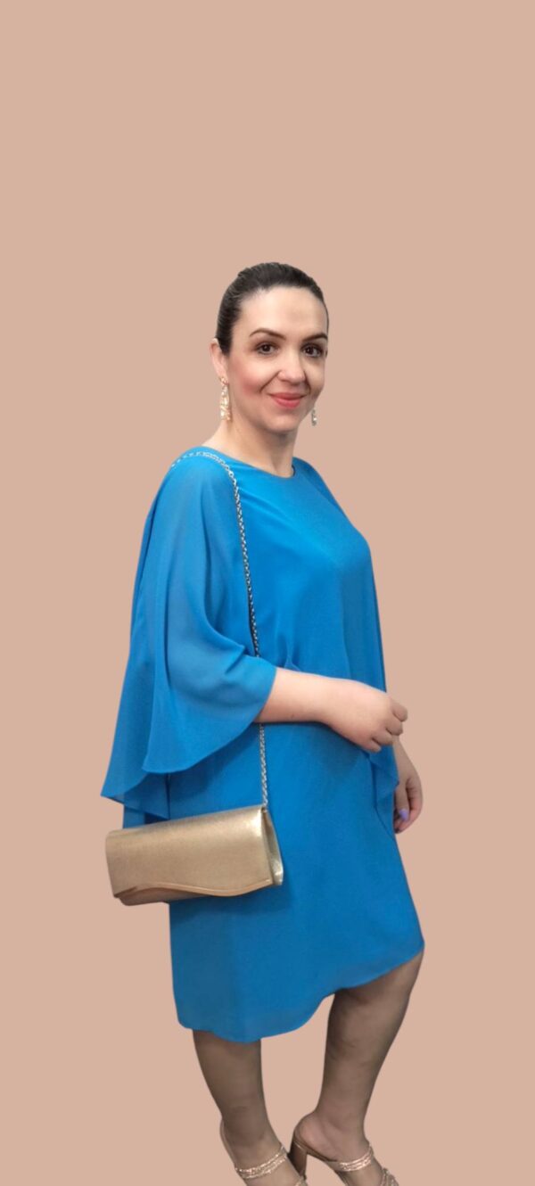 Vestido com capa Azul - Image 2