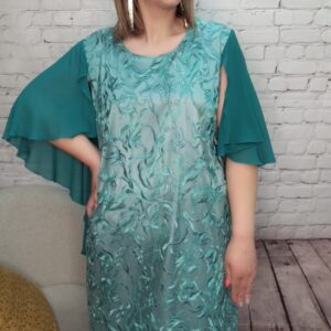 Vestido Verde rendado