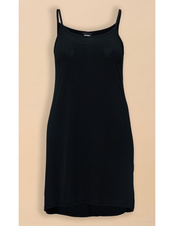 Vestido Forro Básico com Alças Finas 